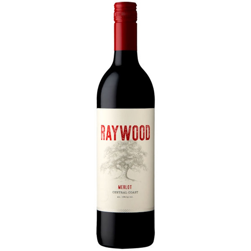 12 Bottle Case Raywood Central Coast Merlot 2019 w/ Shipping Included