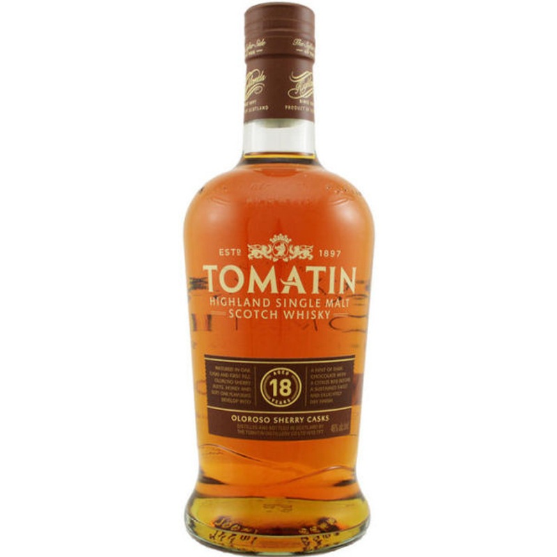 Tomatin 18 Year Old Oloroso Sherry Casks Highland Single Malt Scotch 750ml