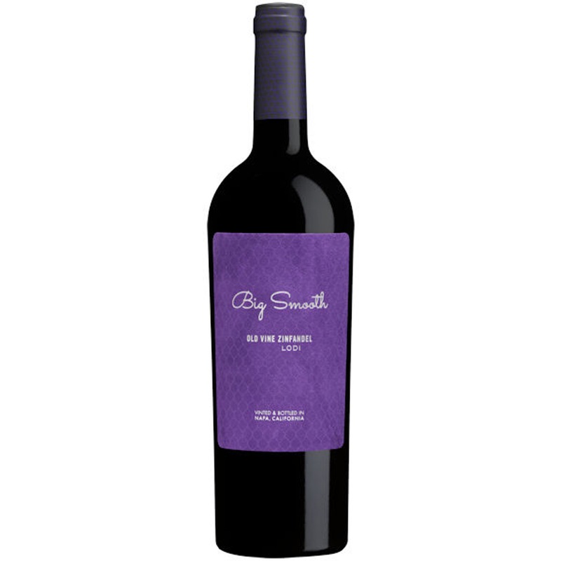 12 Bottle Case Big Smooth Lodi Zinfandel w/ Shipping Included