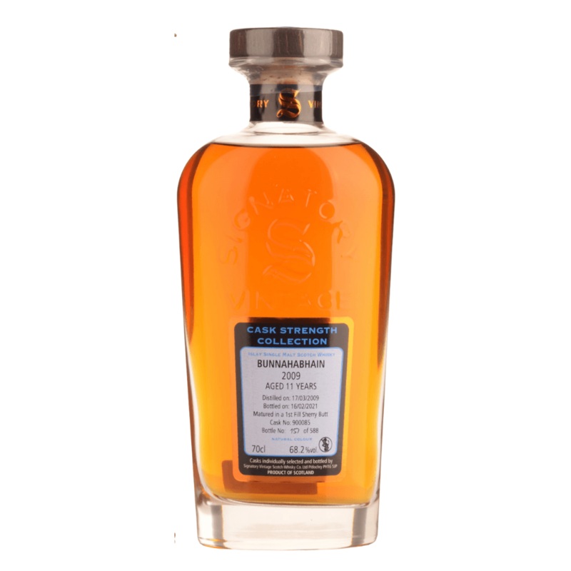Signatory Vintage | Bunnahbahain Distillery 11 Years 2009 – Cask Strength Collection