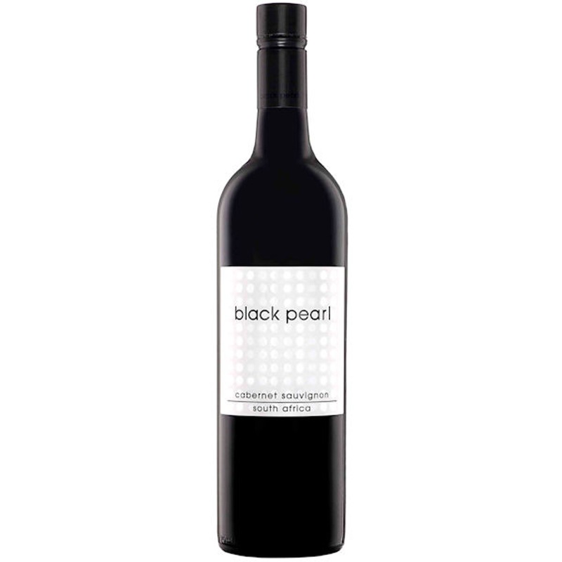 12 Bottle Case Black Pearl Cabernet 2021 (South Africa) Rated 90DM w/ Shipping Included