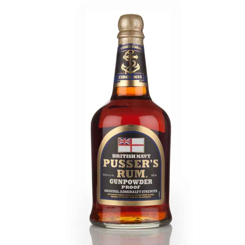 Pusser s Gunpowder Proof British Navy Rum 70cl