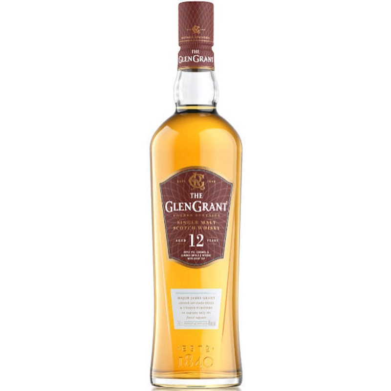 The Glen Grant 12 Year Old Speyside Single Malt Scotch 750ml