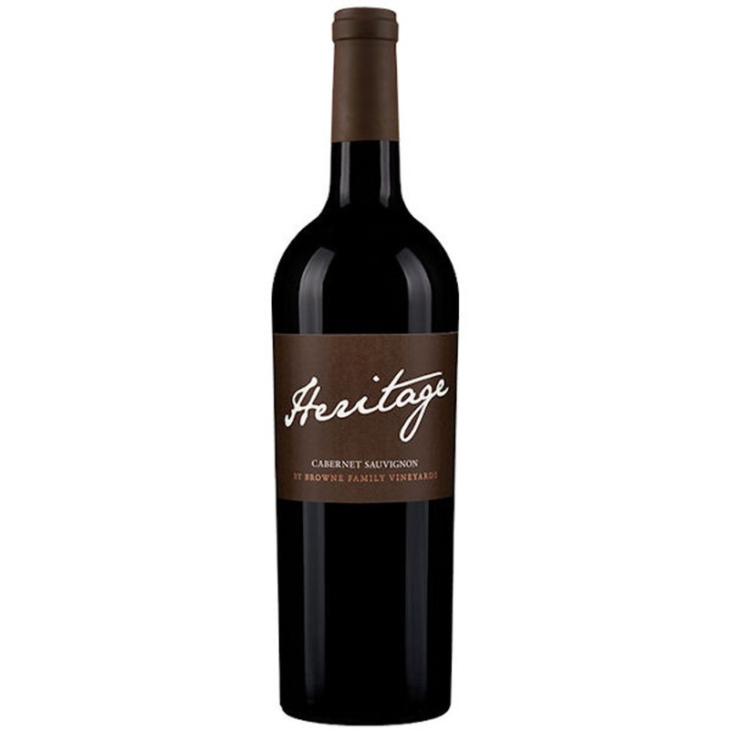 12 Bottle Case Browne Family Vineyards Heritage Columbia Valley Cabernet Washington 2022 Rated 92WS w/ Shipping Included