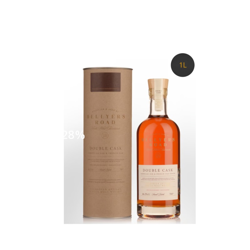 HEL Rd Dbl Csk Whisky 46.2% 1L