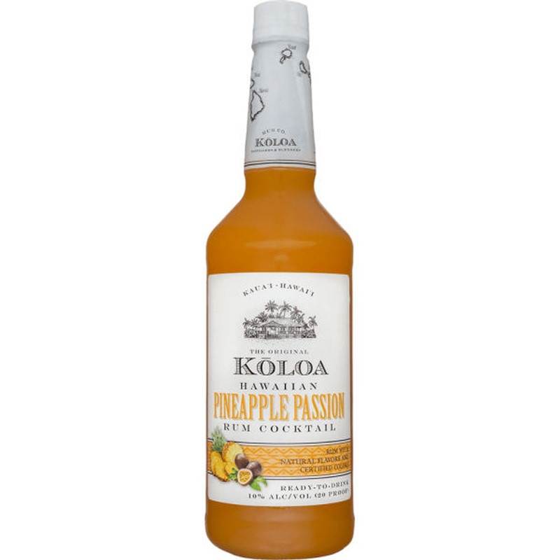 Koloa Hawaiian Pineapple Passion Rum Cocktail 1L