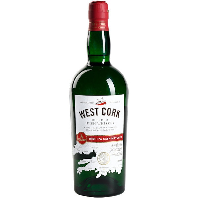 West Cork Irish IPA Cask Matured Irish Whiskey 750ml