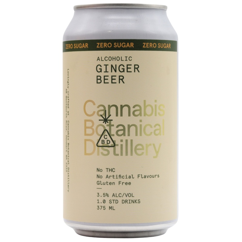 CANNABIS BOTANICAL DISTILLERY – GINGER BEER ZERO SUGAR