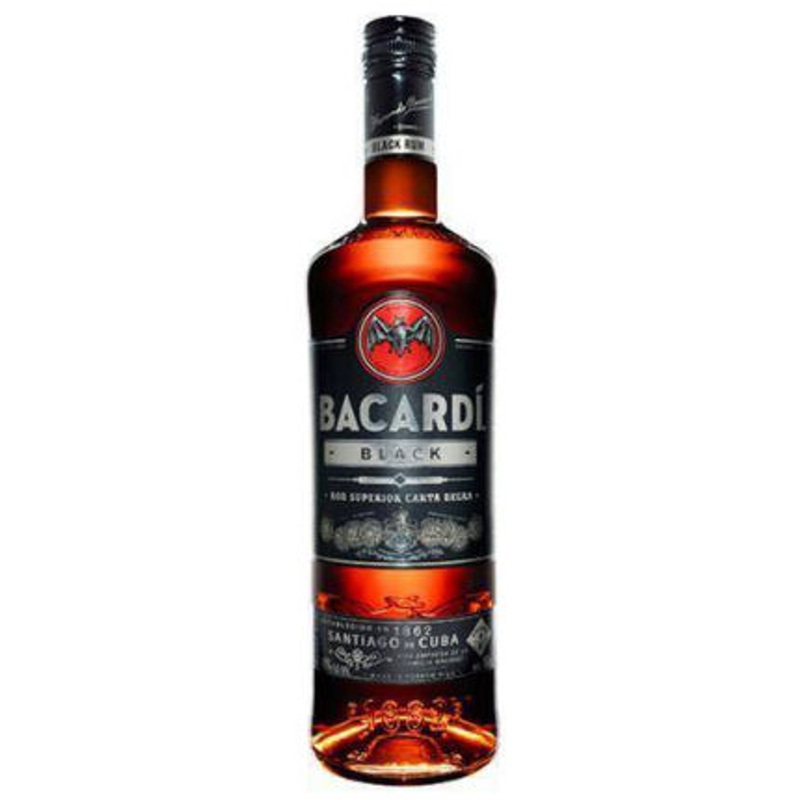 Bacardi Black Rum Puerto Rico 750ml