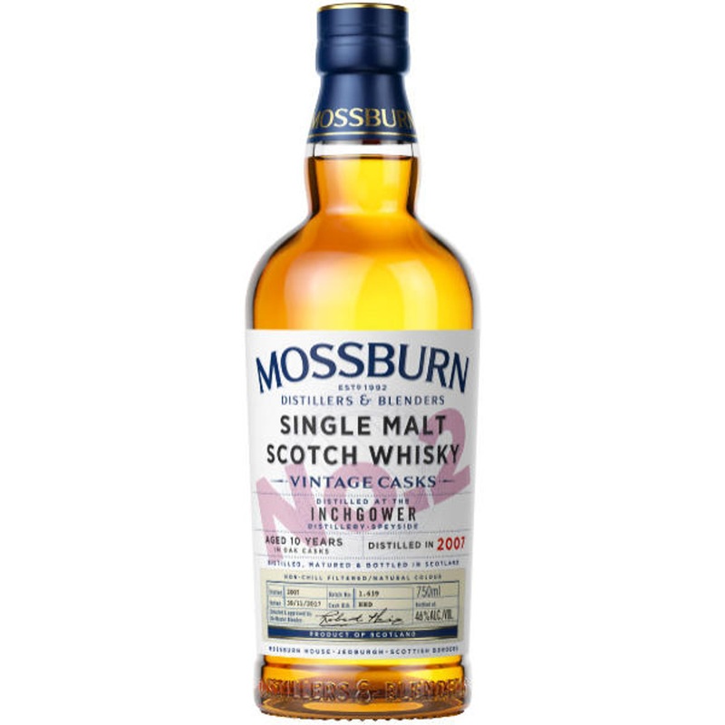 Mossburn No. 2 Inchgower 10 Year Old Speyside Single Malt Scotch 750ml