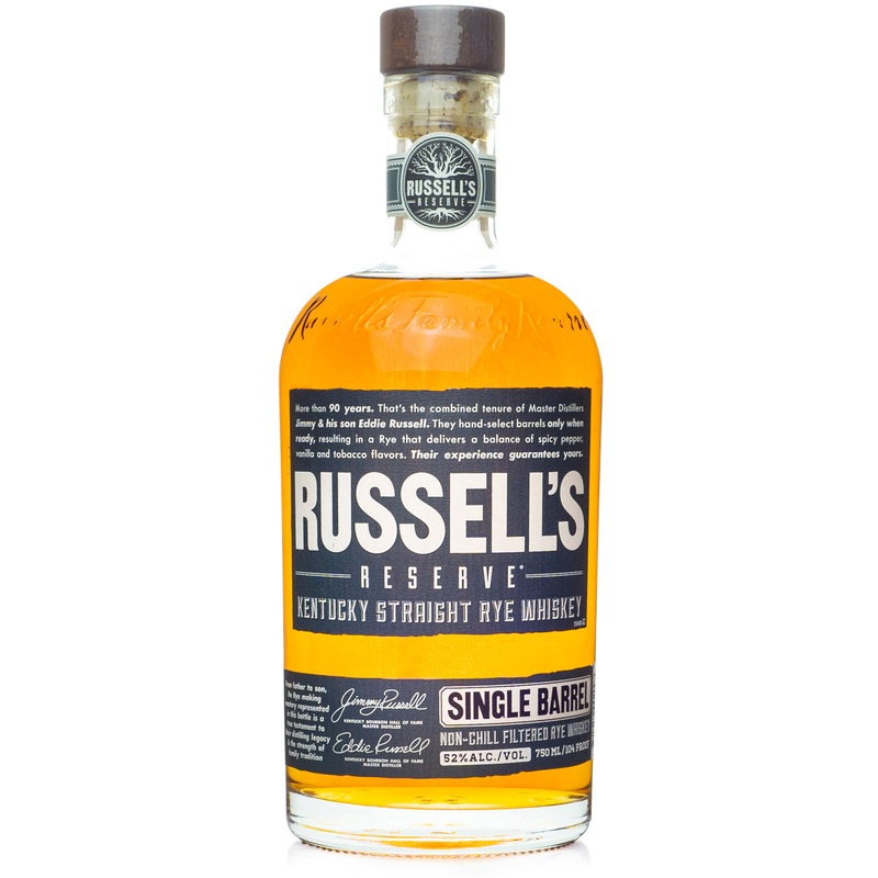 Russell’s Reserve Single Barrel Rye Whiskey