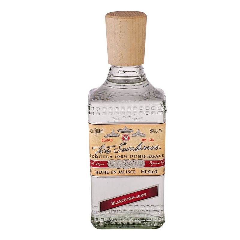 Tres Sombreros Blanco 70cl