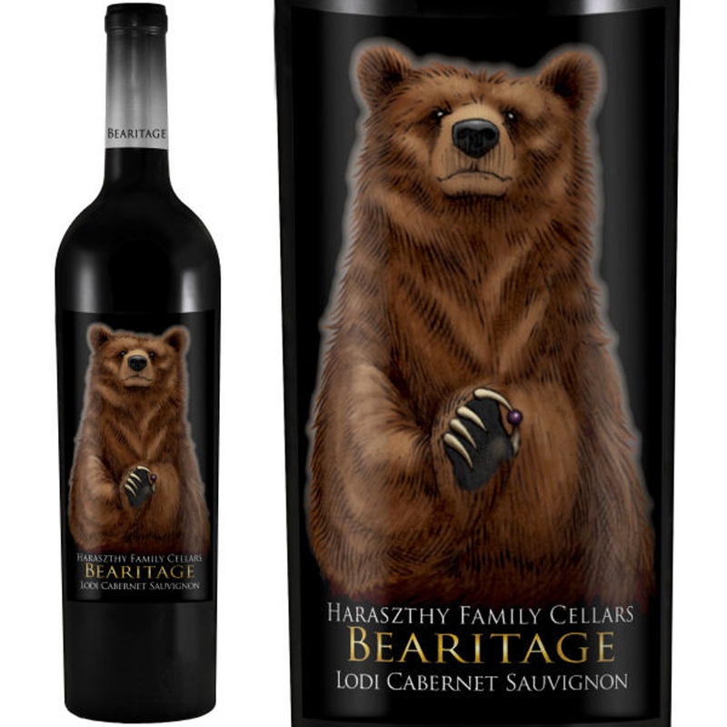 12 Bottle Case Bearitage by Haraszthy Family Cellars Lodi Cabernet 2022 w/ Shipping Included