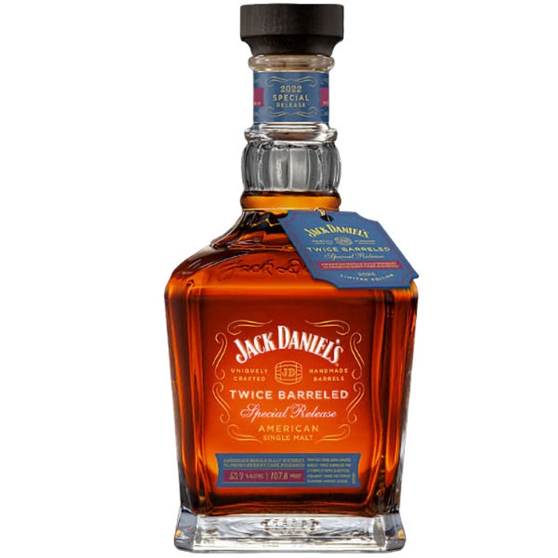 Jack Daniel’s 2022 Twice Barreled Special Release American Single Malt 700ml