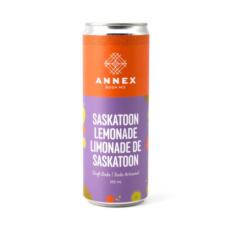 Saskatoon Lemonade 355mL X 24 Non-Alcohol (case of 1)