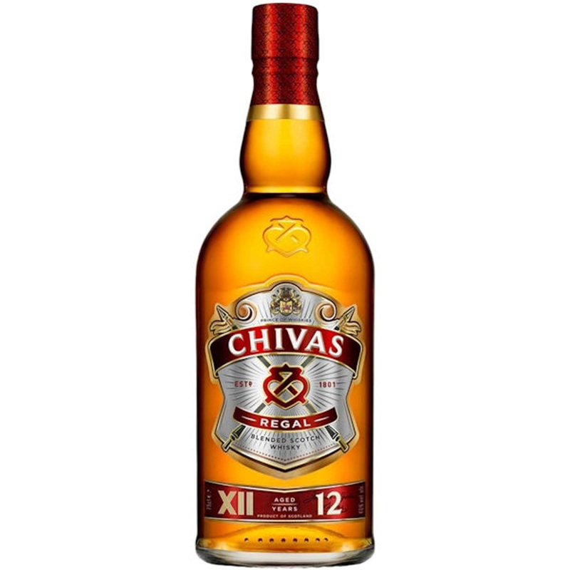 Chivas Regal 12 Year Old Blended Scotch 750ml