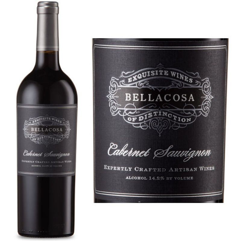 12 Bottle Case Bellacosa North Coast Cabernet 2017 w/ Shipping Included