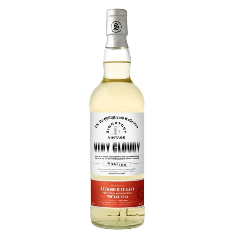Signatory Vintage |  Very Cloudy Ardmore 2013 – The Un-Chillfiltered Collection