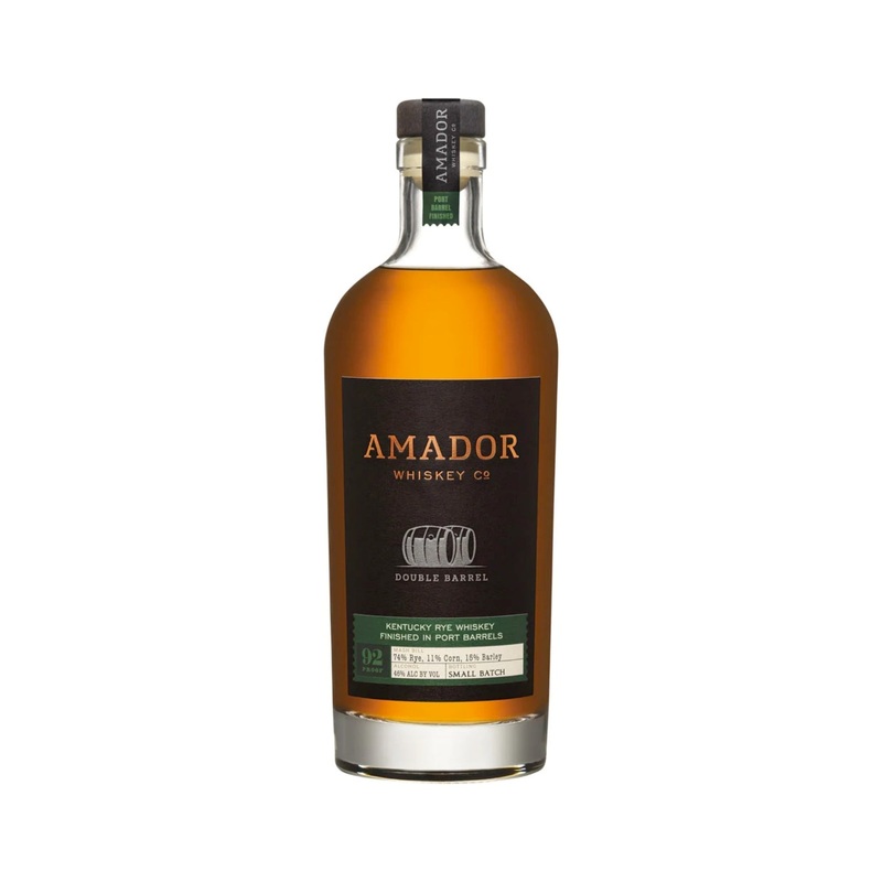 Amador Whiskey Co. ‘Double Barrel’ Port Cask Finish Straight Rye Whiskey (case of 6)