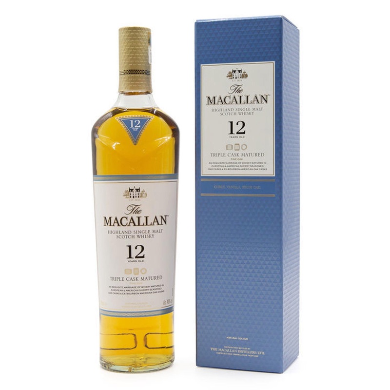Macallan 12 Year Old – Fine Oak Triple Cask Matured 70cl