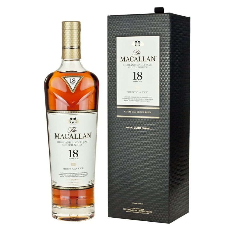 Macallan 18 Year Old Sherry Oak 2020 release 70cl