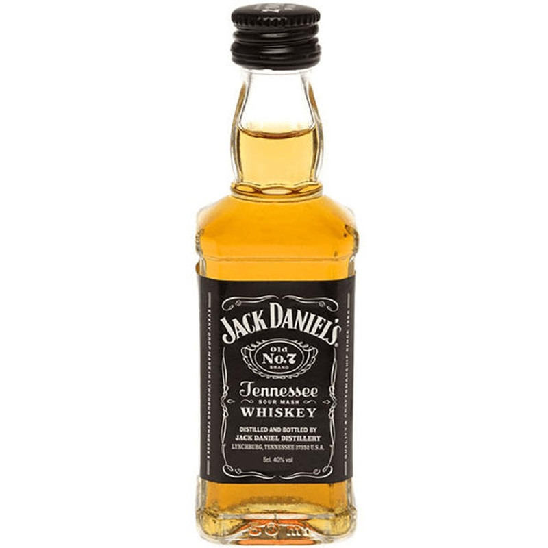 50ml Mini Jack Daniel’s Old No. 7 Tennessee Sour Mash Whiskey