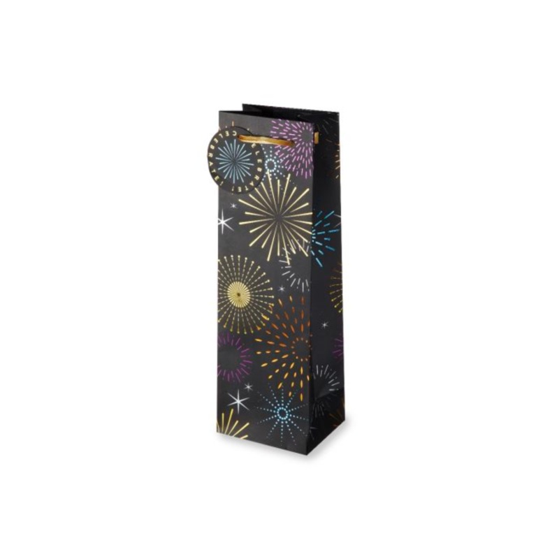 Fireworks Single Bottle Wine Bag By Cakewalk