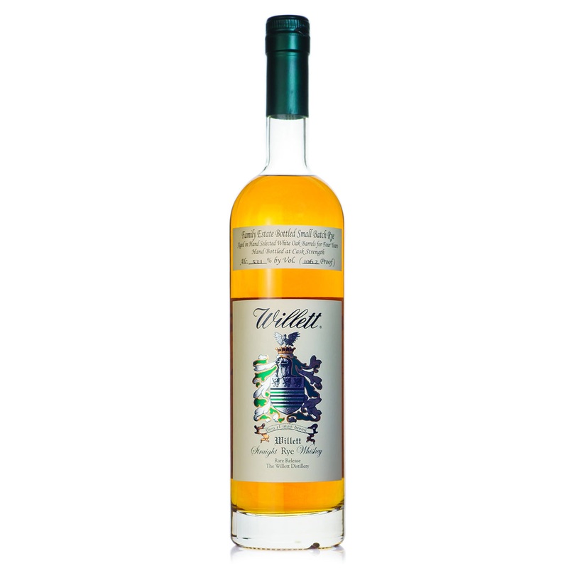 Willett Family Estate Cask Strength 4 Year Rye Whiskey
