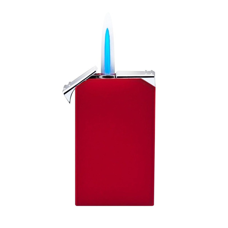 Siglo Twin Flame Lighter|Burgundy|Yellow|Black