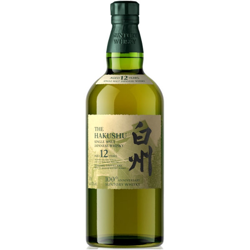Suntory The Hakushu 12 Year Old 100th Anniversary Limited Edition Single Malt Japanese Whisky 750ml