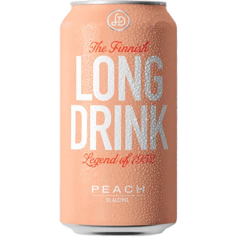 The Finnish Long Drink Peach Cocktail 12oz 6 Pack Cans