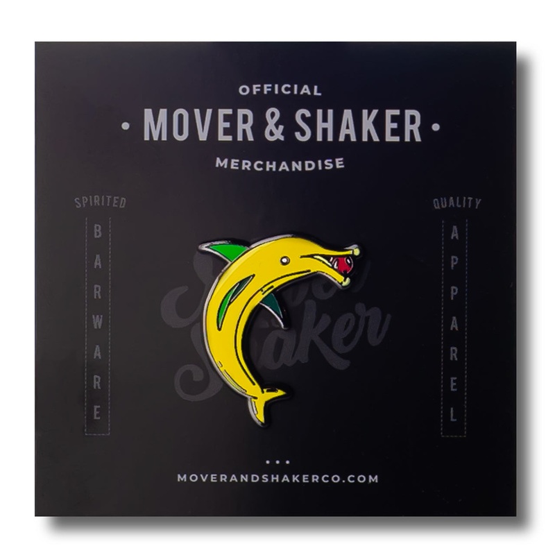 Banana Dolphin Pin
