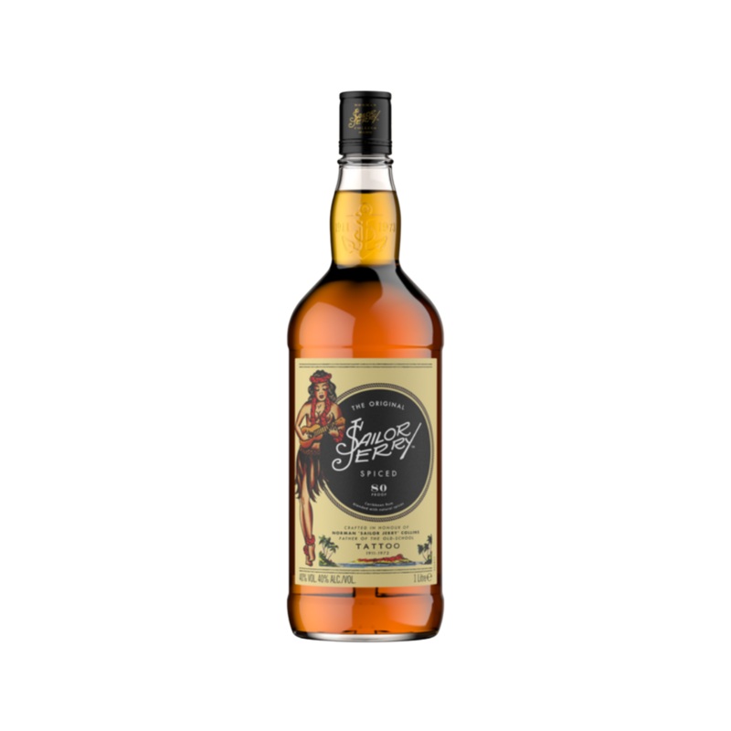 Sailor Jerry Spiced Rum 40% 1L