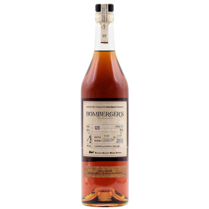 BOMBERGER’S DECLARATION – SMALL BATCH KENTUCKY STRAIGHT BOURBON