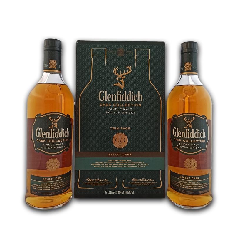 Glenfiddich Select Cask Twin Pack 2×1 Litre