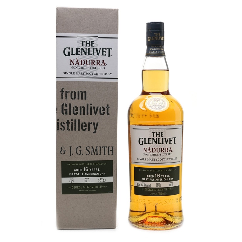 Glenlivet 16 Year Old – Nadurra Bourbon Cask 100cl