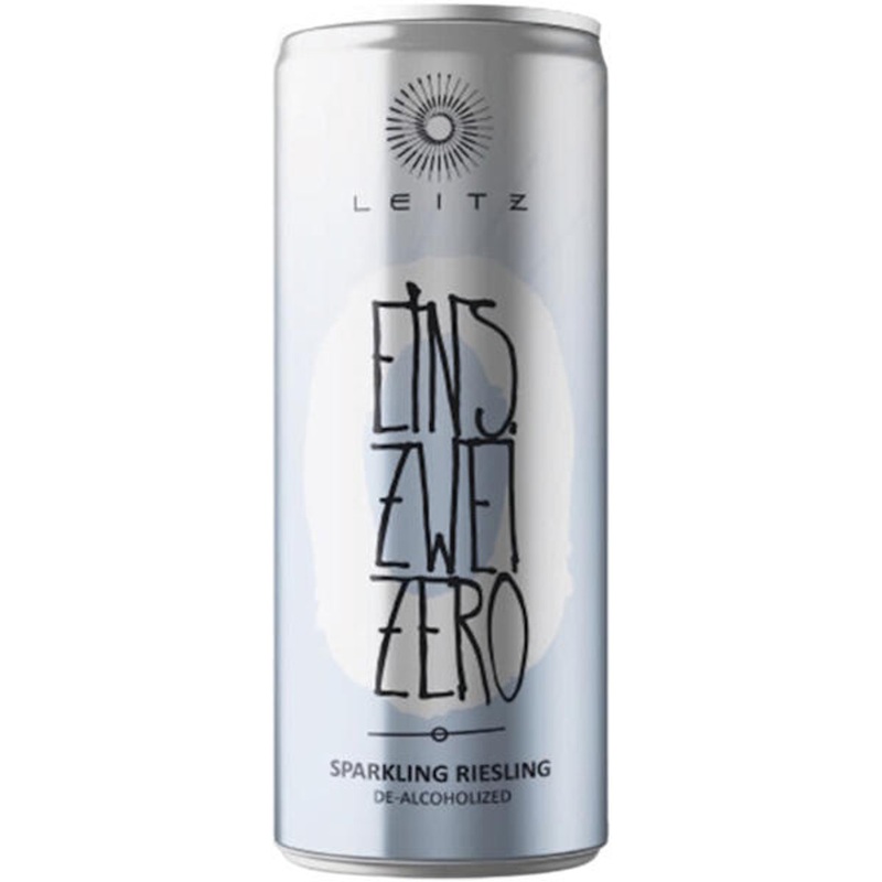 Leitz Eins Zwei Zero Alcohol Free German Sparkling Riesling NV 250ml 4 Cans