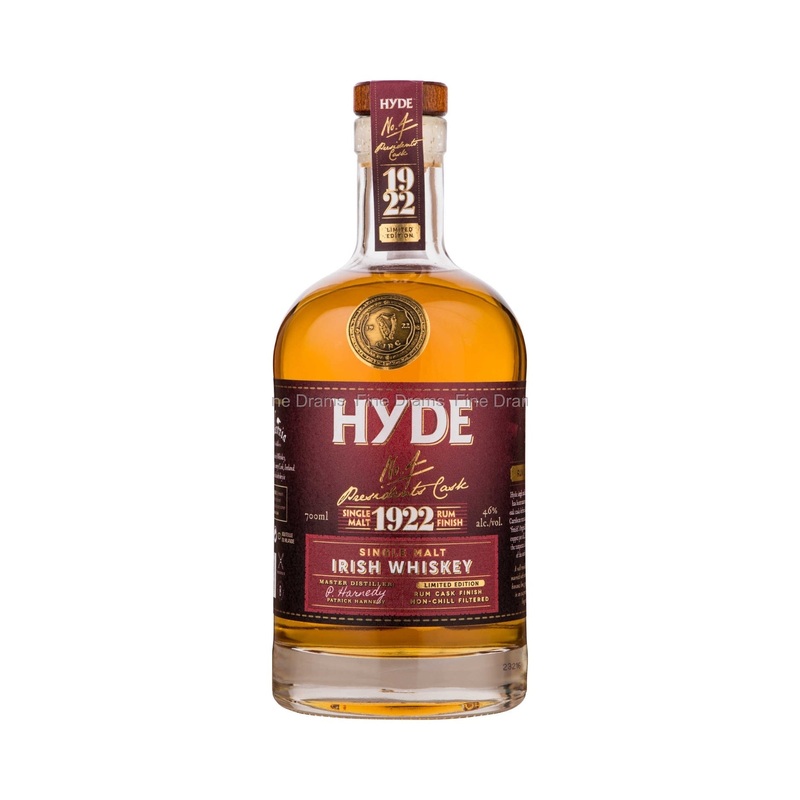 Hyde No. 4 Presidents Cask ‘1922’ Single Malt Irish Whiskey (case of 6)