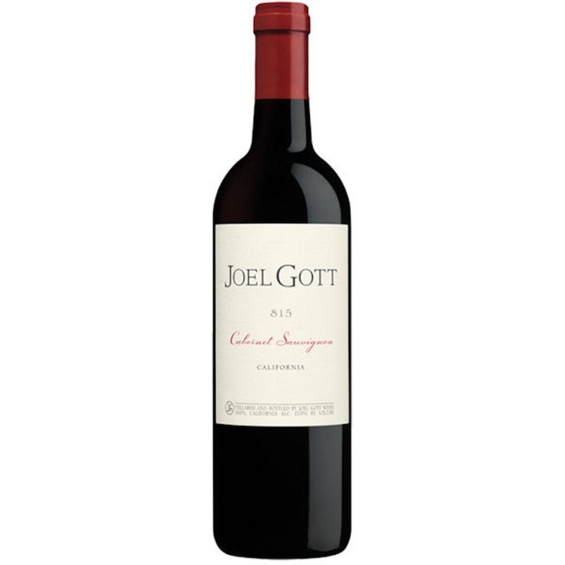 6 Bottle Case Joel Gott Blend No. 815 California Cabernet 2021 Rated 90JS w/ Shipping Included