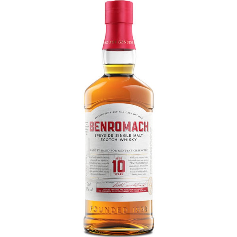 Benromach 10 Year Old Speyside Single Malt Scotch 750ml