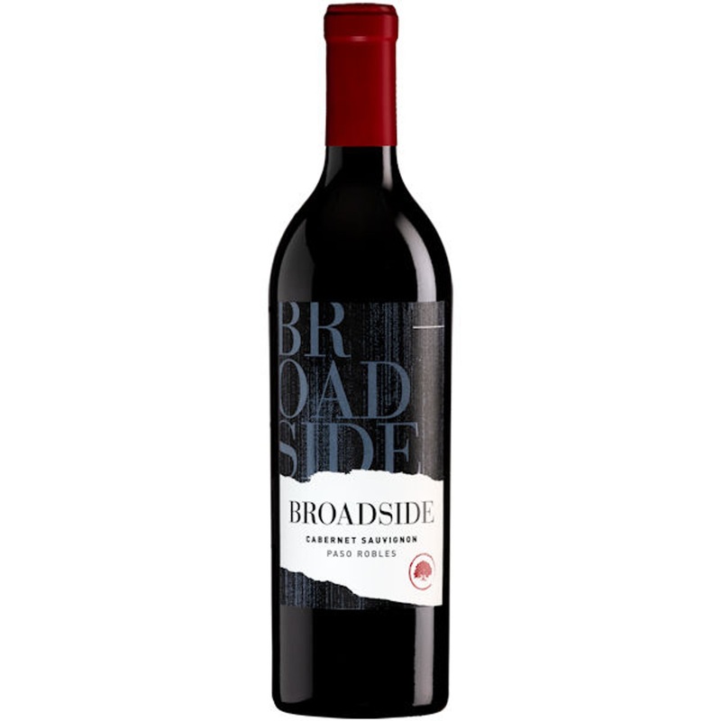 12 Bottle Case Broadside Paso Robles Cabernet 2022 w/ Shipping Included