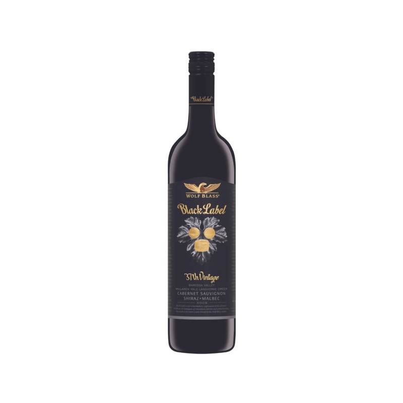 Wolf Blass Black Label Cabernet Sauvignon Shiraz Malbec 0.75L