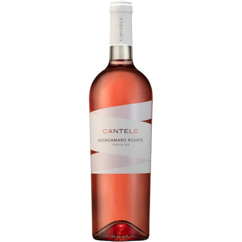 12 Bottle Case Cantele Negroamaro Rosato Puglia IGP 2023 (Italy) w/ Shipping Included