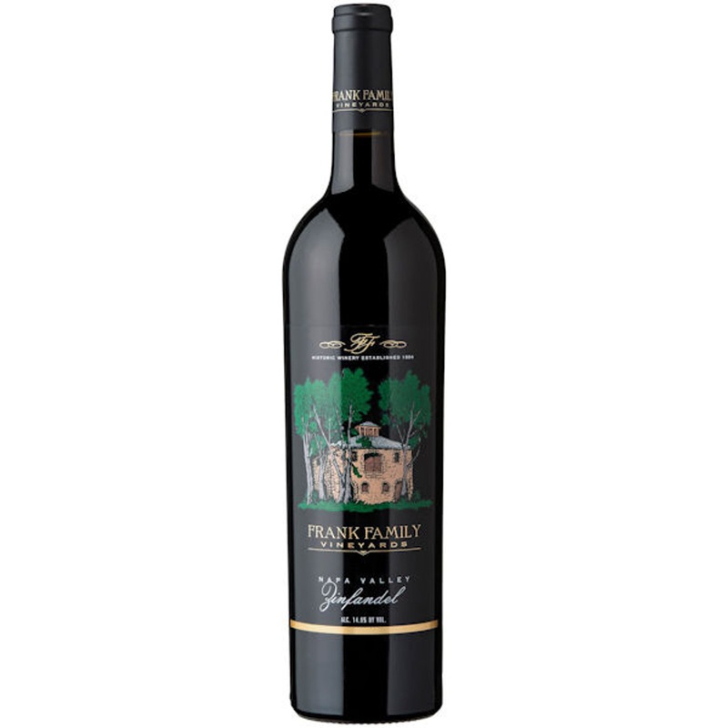 6 Bottle Case Frank Family Vineyards Napa Zinfandel 2022 Rated 95JS w/ Shipping Included