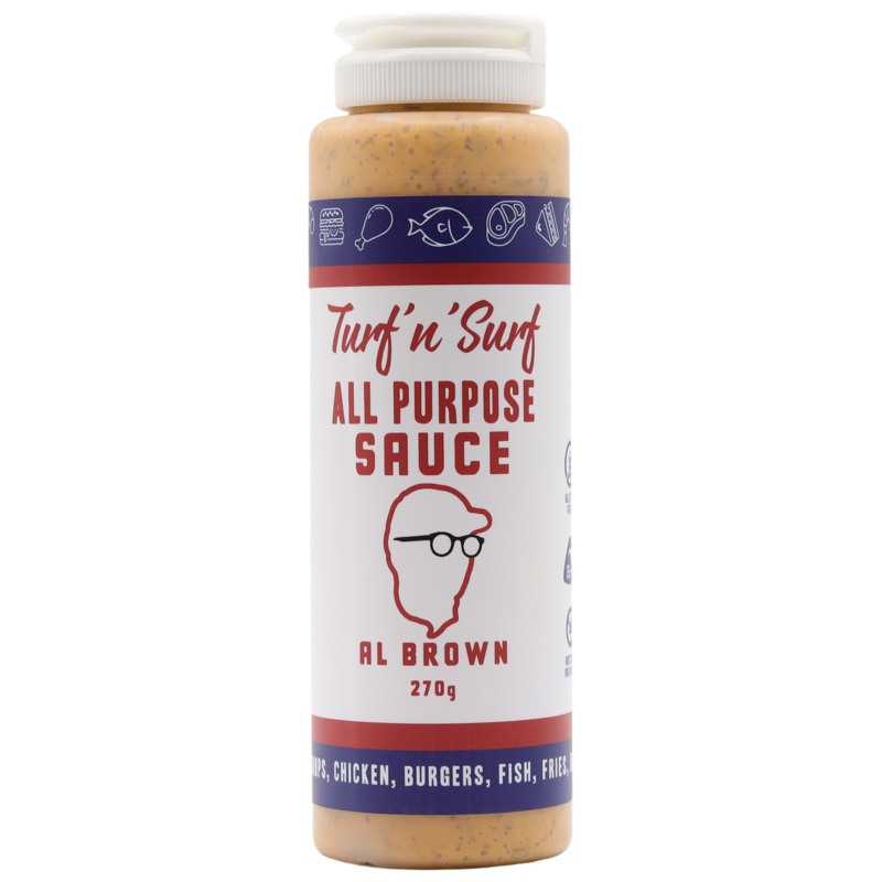 AL BROWN – TURF N SURF ALL PURPOSE SAUCE