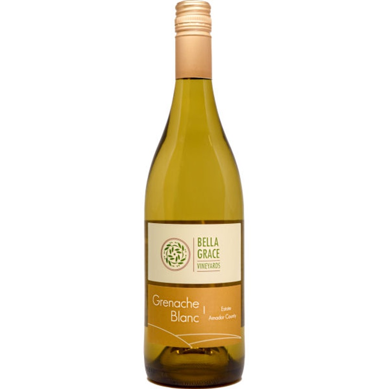 12 Bottle Case Bella Grace Amador Grenache Blanc 2021 Rated 90WE w/ Shipping Included