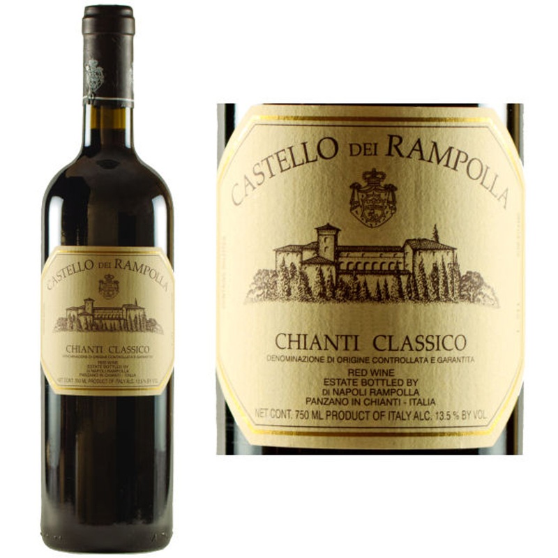 12 Bottle Case Castello dei Rampolla Chianti Classico 2019 Rated 95JS w/ Shipping Included