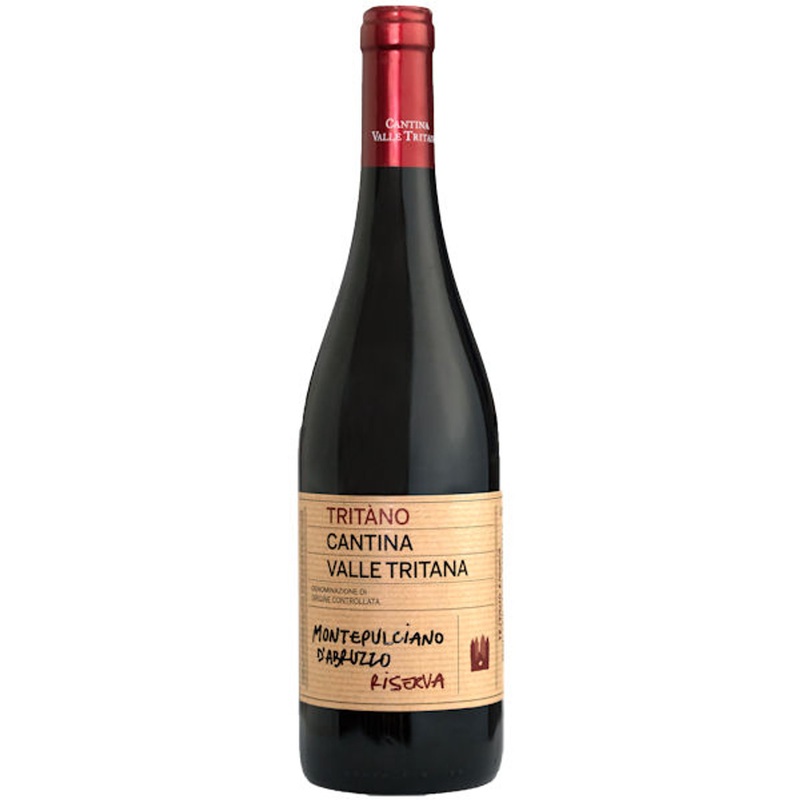 12 Bottle Case Cantina Valle Tritana Tritano Montepulciano d’Abruzzo Riserva DOC 2019 w/ Shipping Included