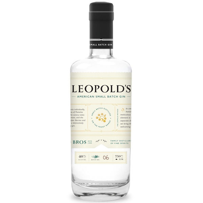 Leopold Bros. American Small Batch Gin 750ml VERY GOOD-WSJ