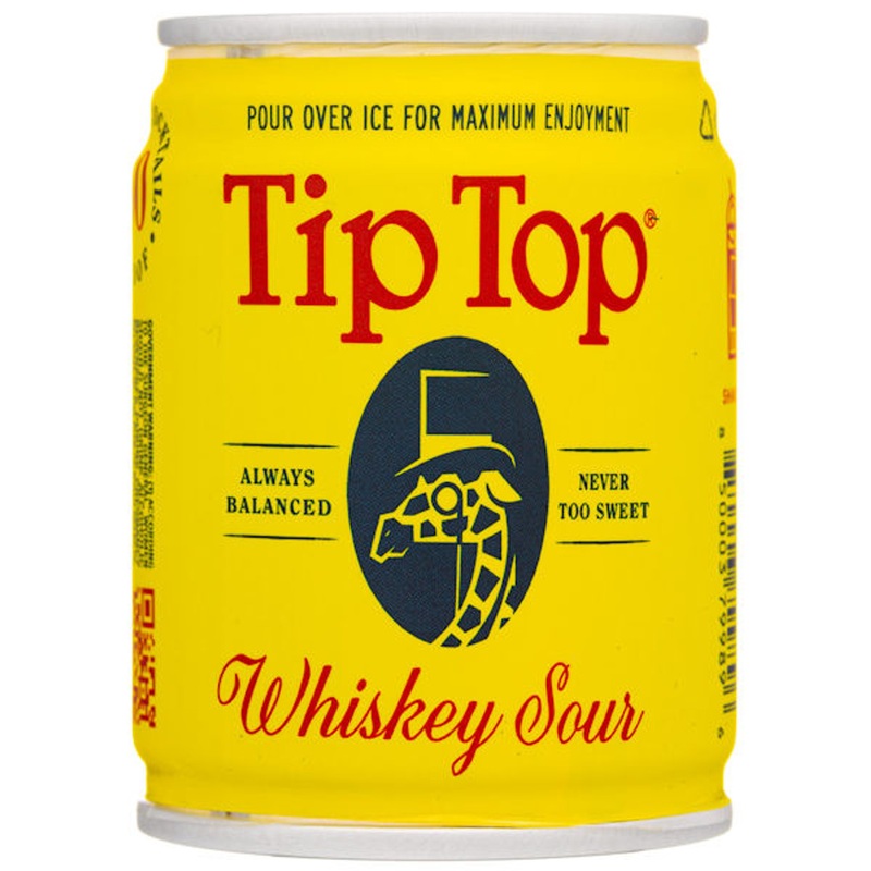 Tip Top Whiskey Sour Ready-To-Drink Cocktail 100ml Can